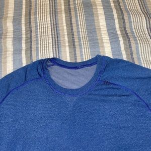 Royal Blue lulu-lemon metal-tech long sleeve tee